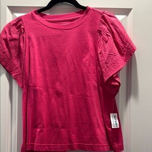 Pink Short Sleeve Top